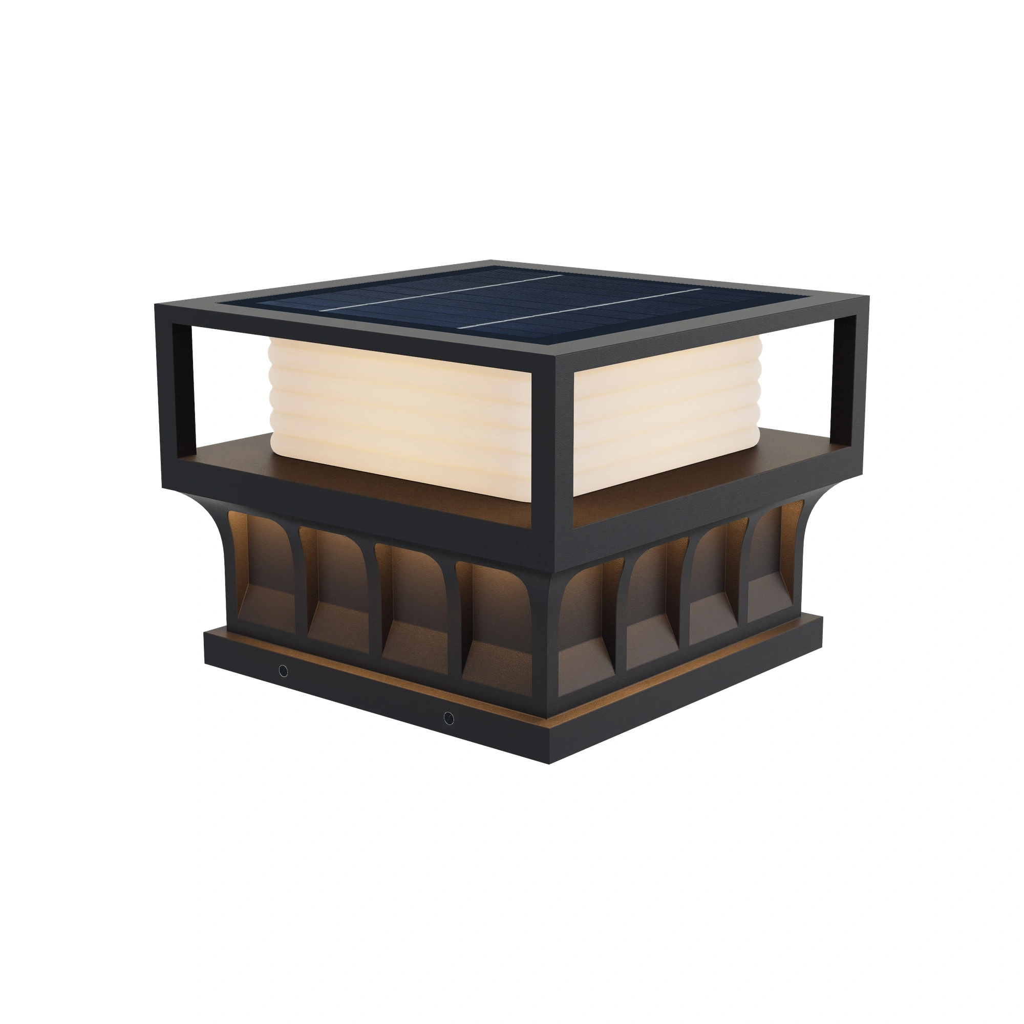 PLINOVA Sculpted-Base Post Cap Light