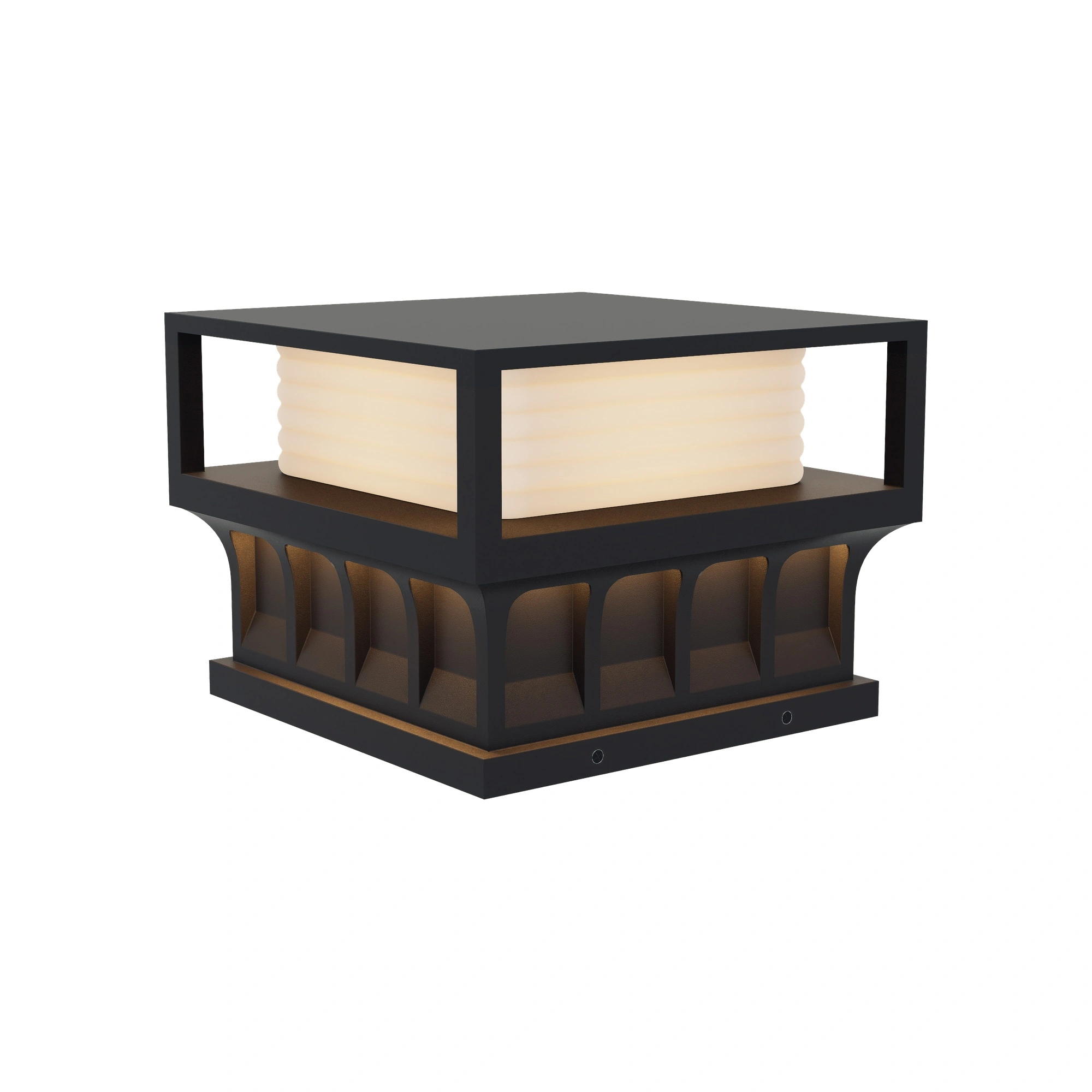PLINOVA Sculpted-Base Post Cap Light