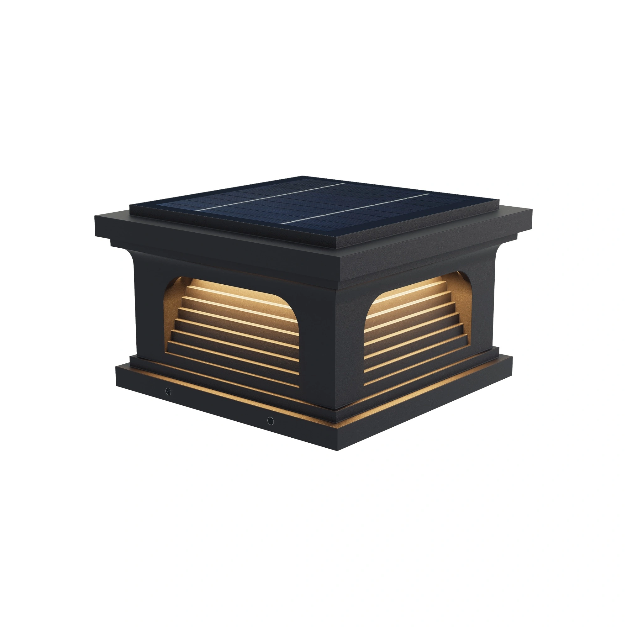 EAVEN Recessed-Louver Post Cap Light