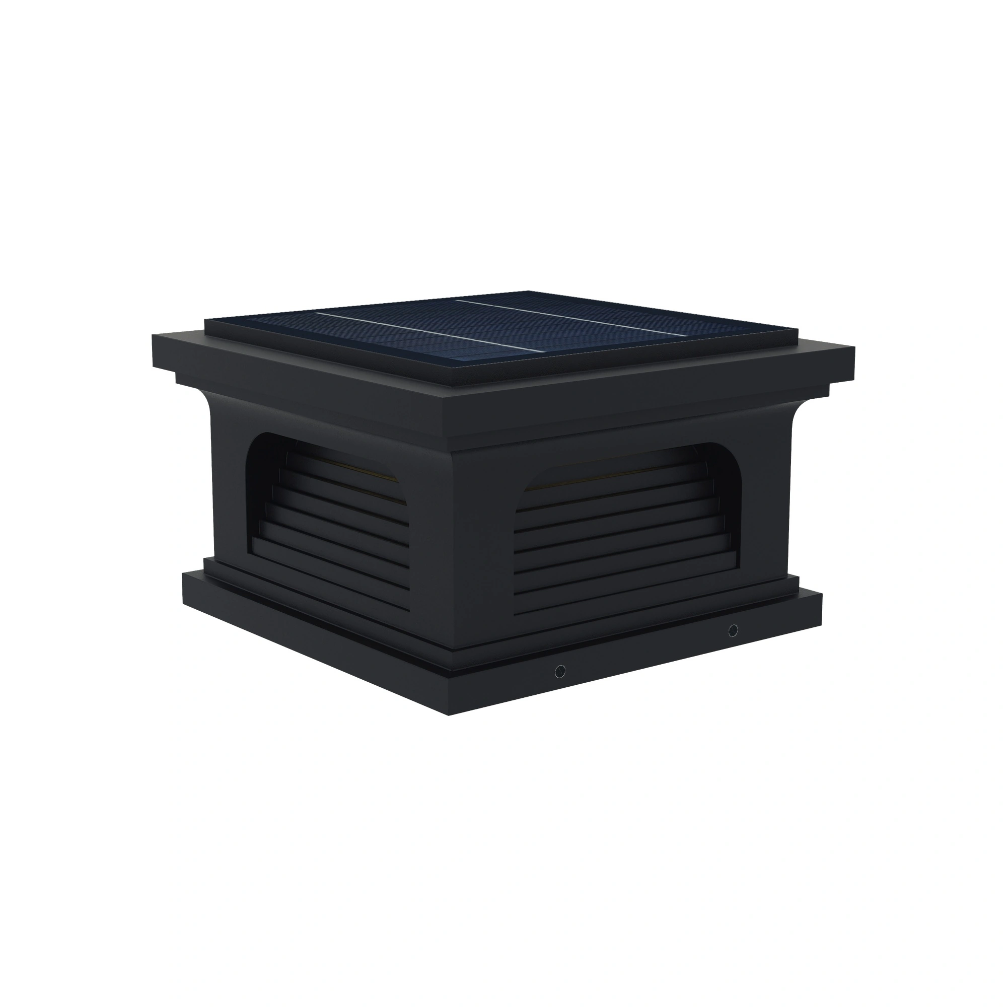EAVEN Recessed-Louver Post Cap Light