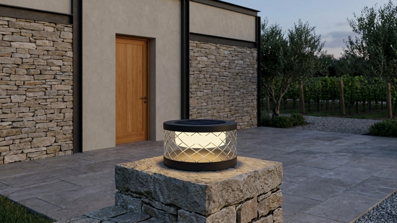 DIARA Diamond-Pattern Post Light