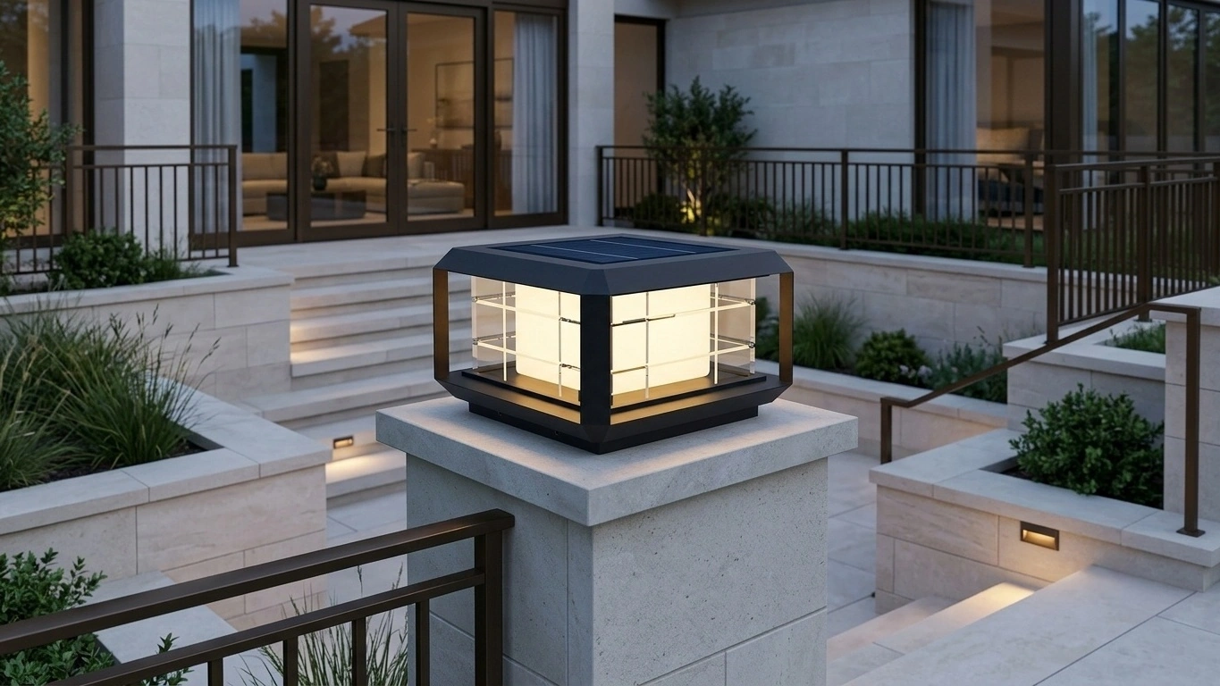 BLOCIA Framed Post Cap Light