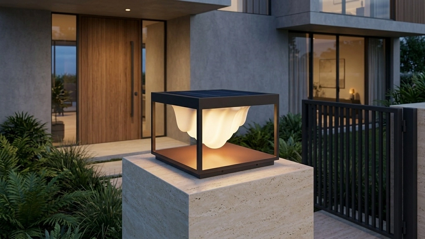 PETALIA Petal Post Cap Light