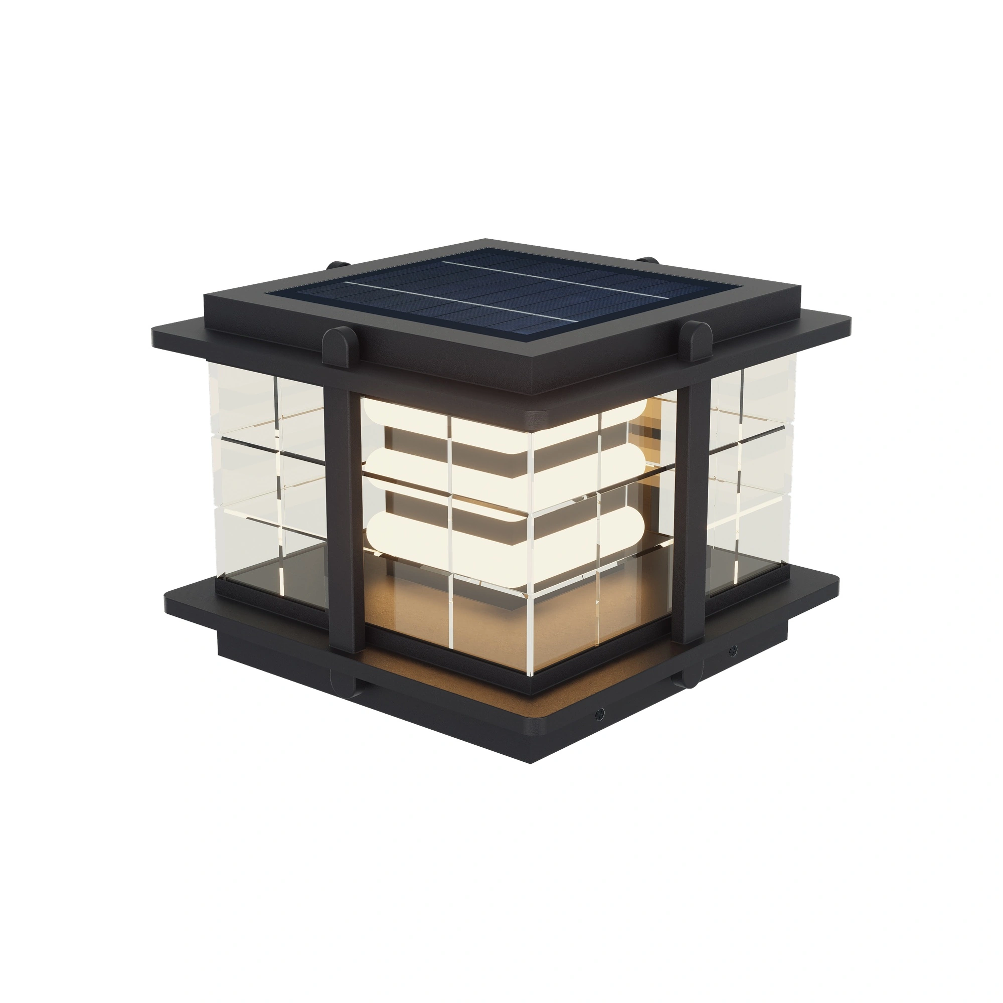 LOUVIA Framed Post Cap Light