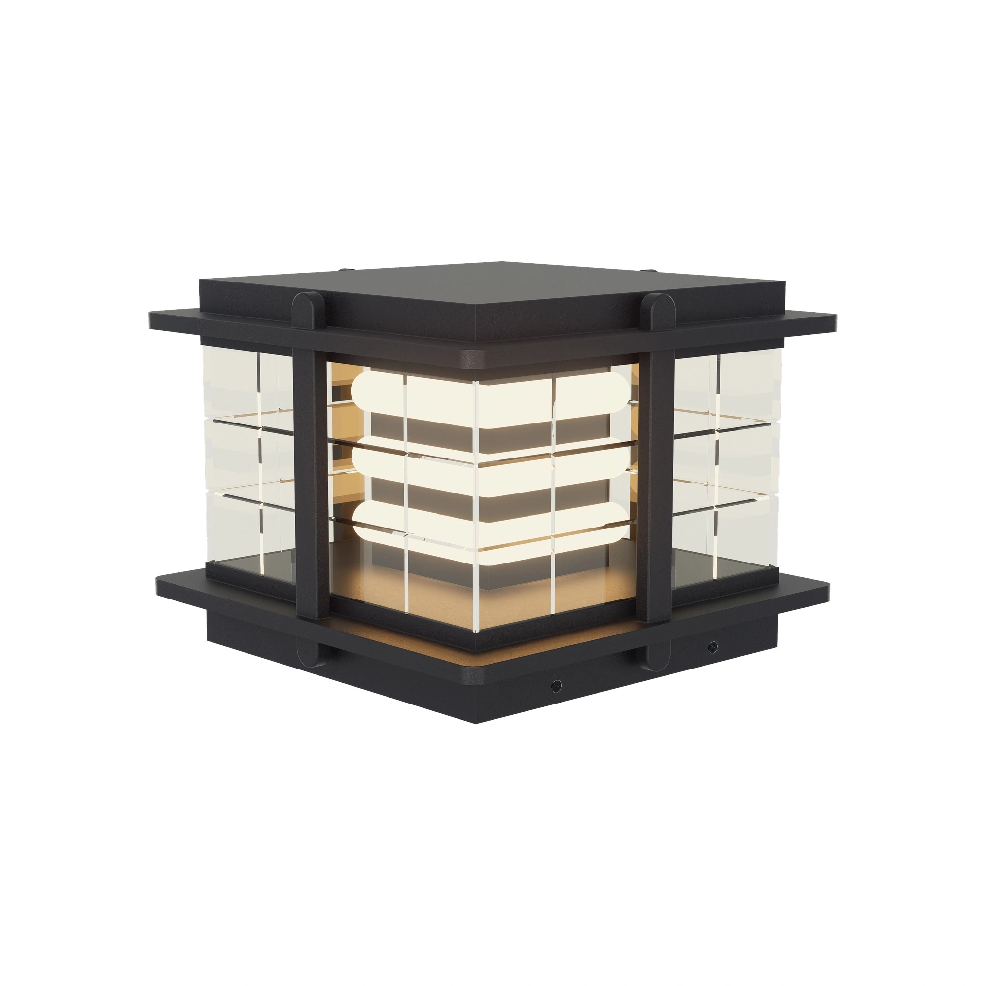 LOUVIA Framed Post Cap Light