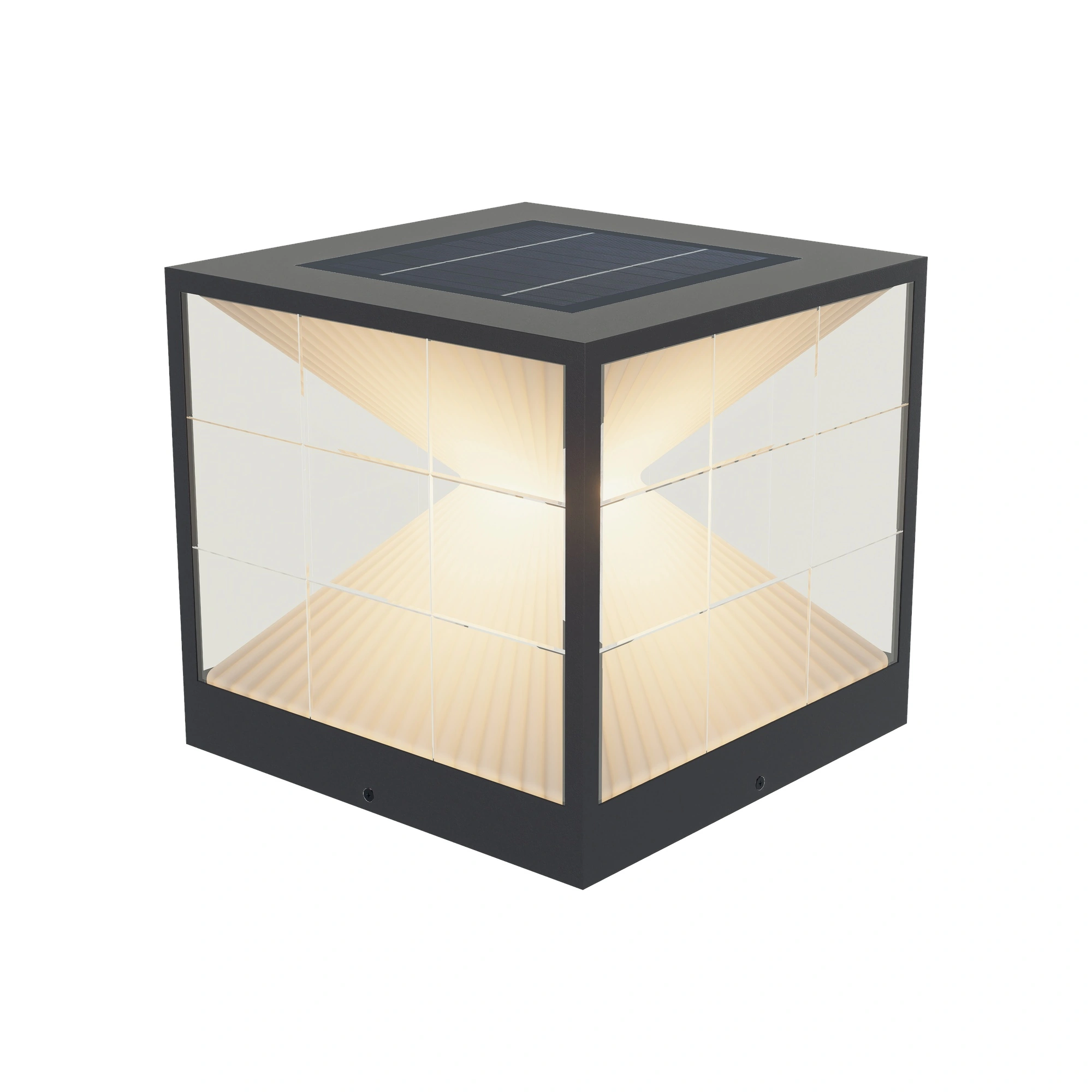 CRYSTA Faceted Post Cap Light
