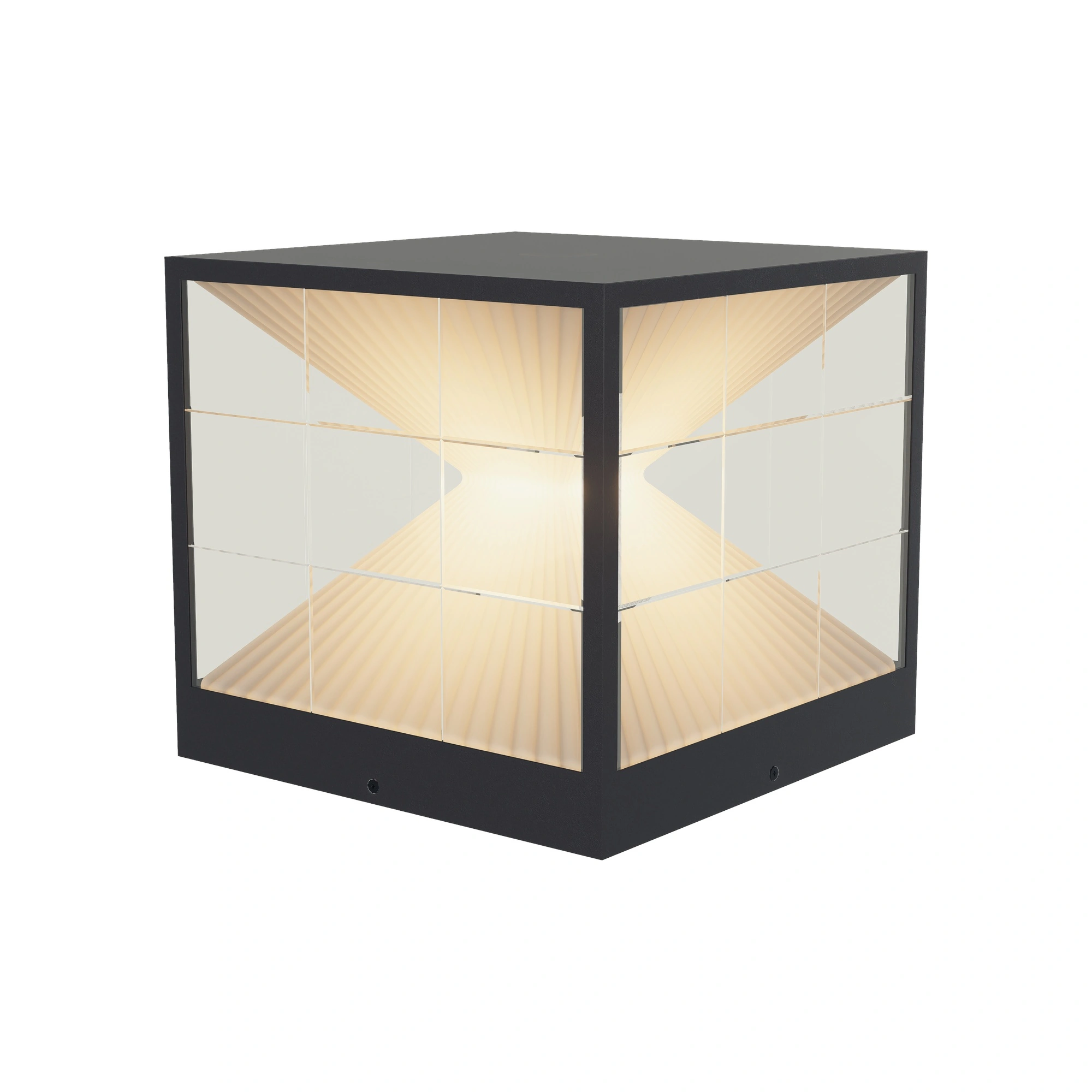 CRYSTA Faceted Post Cap Light