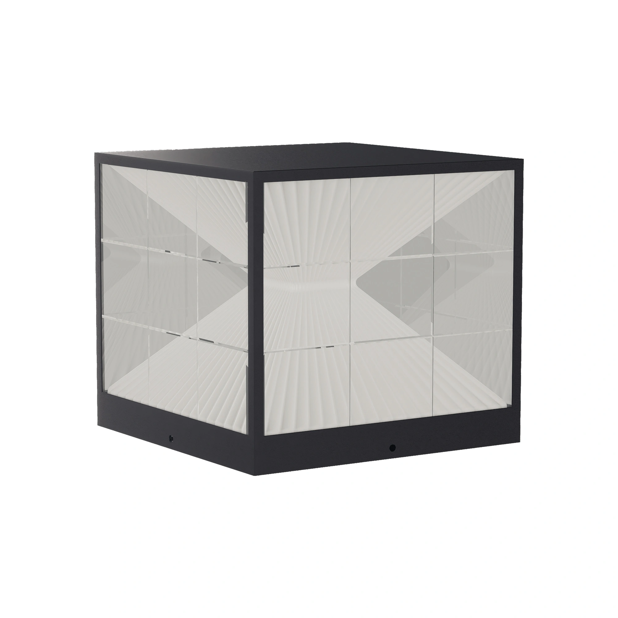 CRYSTA Faceted Post Cap Light