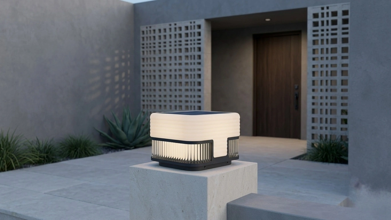 FENRA Fluted Post Cap Light