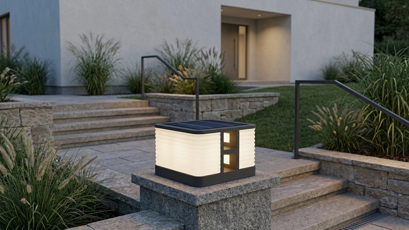 RIBRA Ribbed Post Cap Light