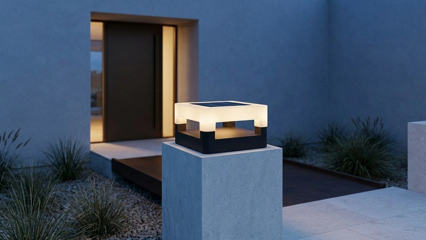 PLINTH Framed Post Cap Light