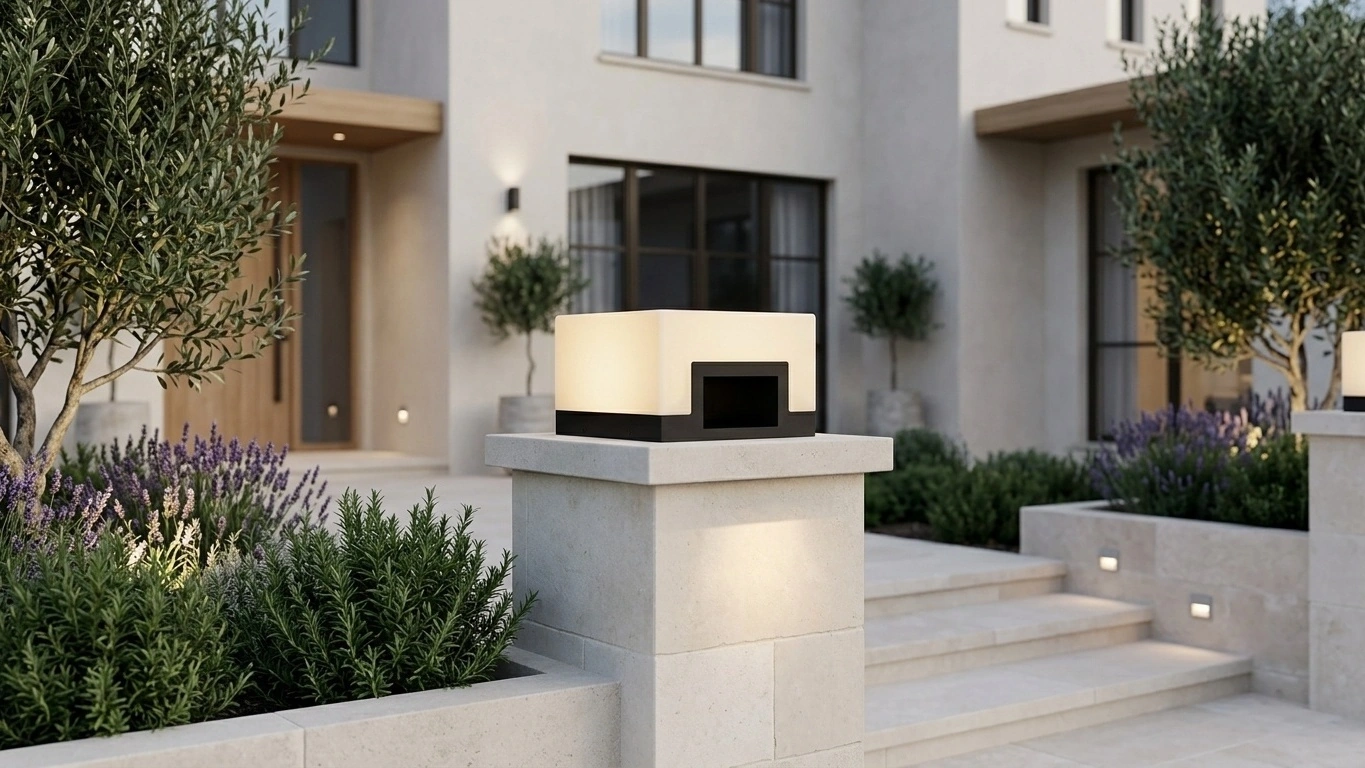 NEVRA Window Detail Post Cap Light