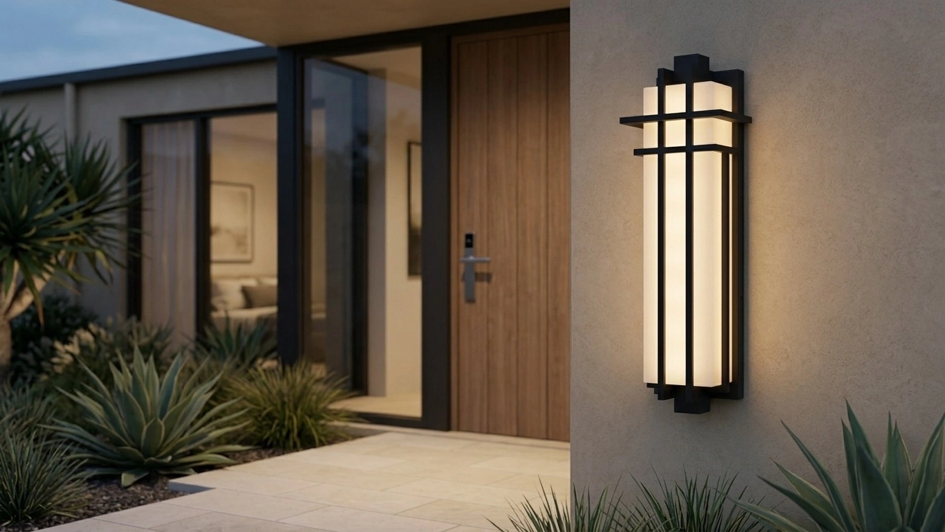 CAGEW Cage-Frame Outdoor Wall Light