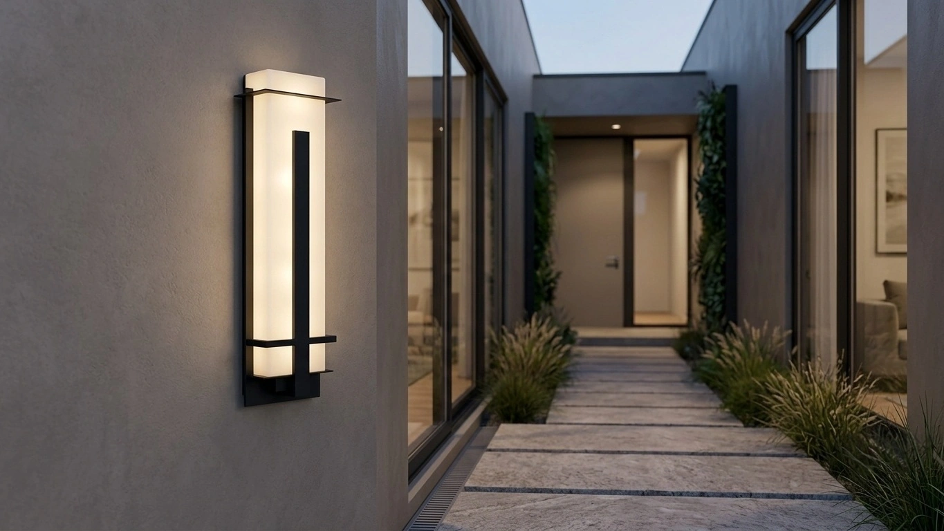 RAILEN Rail Frame Outdoor Wall Light