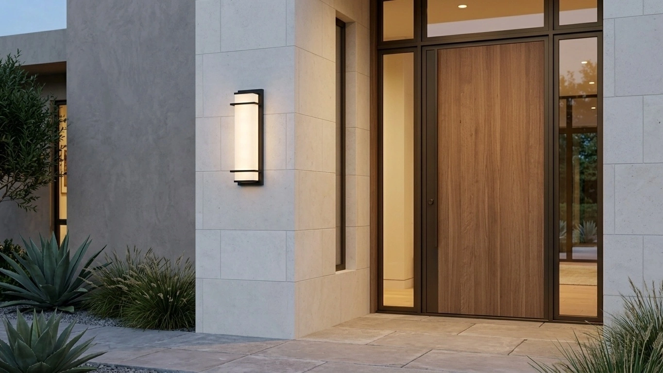 LINEA Linear-Frame Outdoor Wall Light