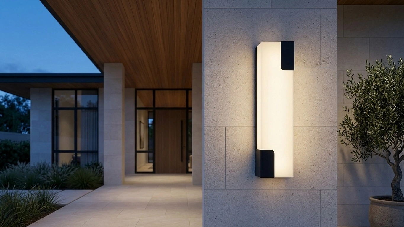 EDGEL Offset-Frame Outdoor Wall Light