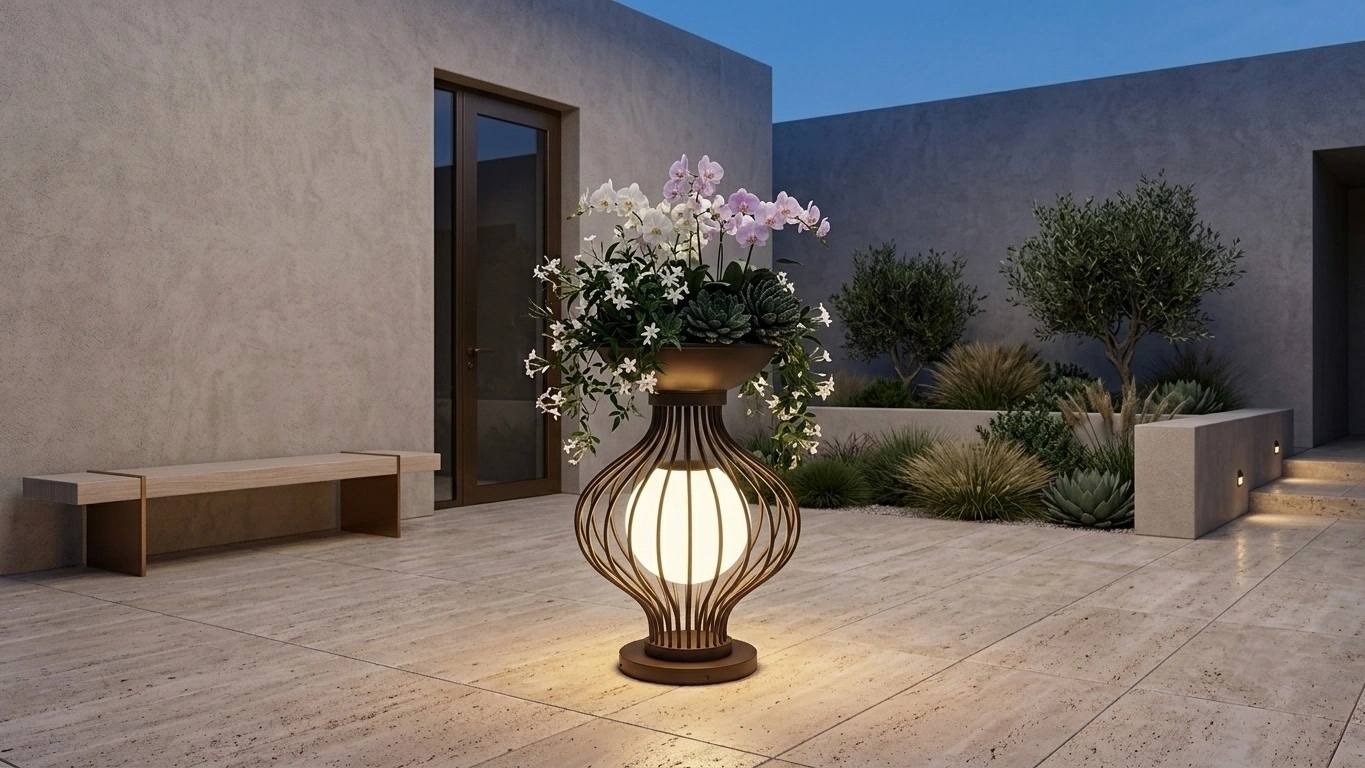 VIREA Sculptural Planter Light