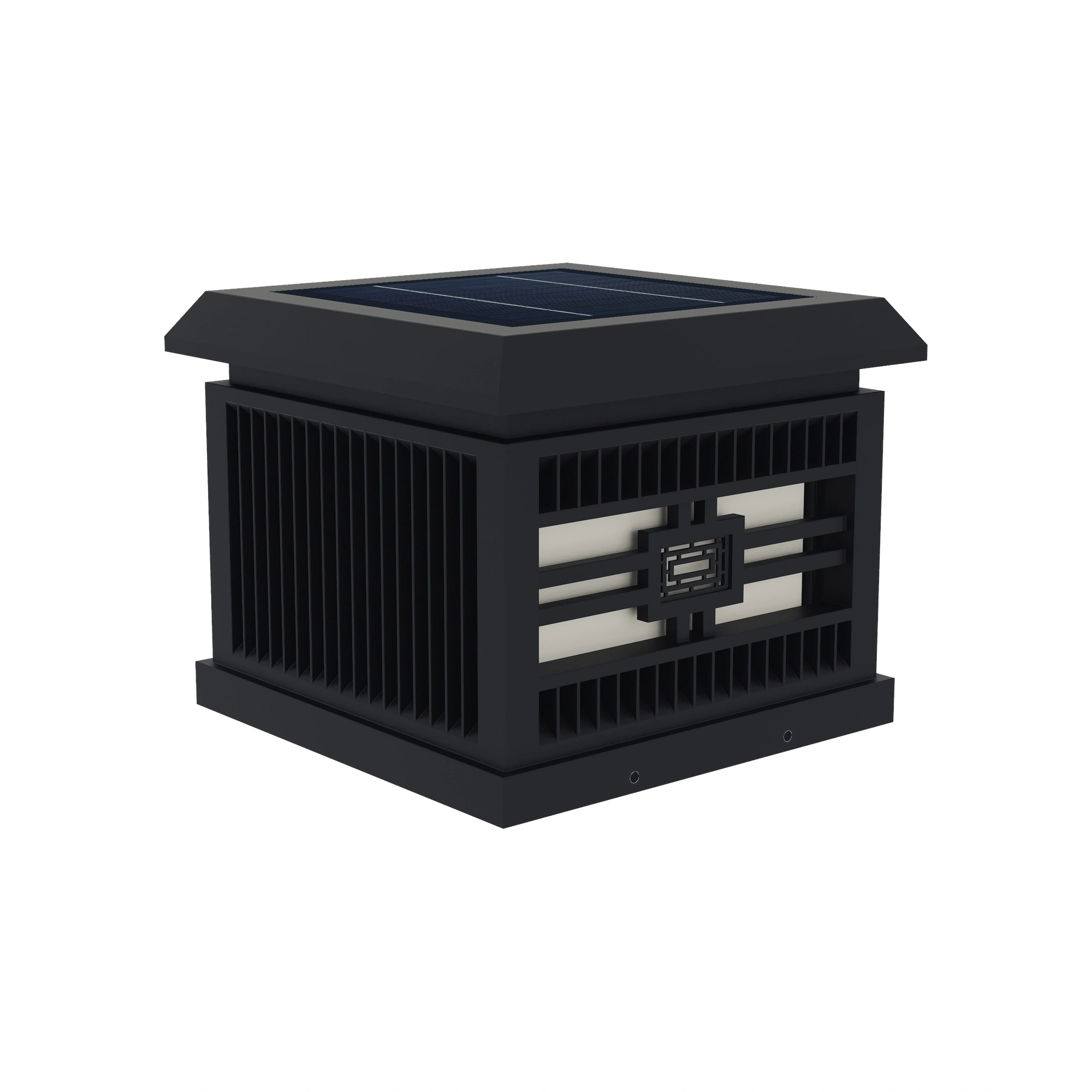 TIMBER Slatted Post Cap Light