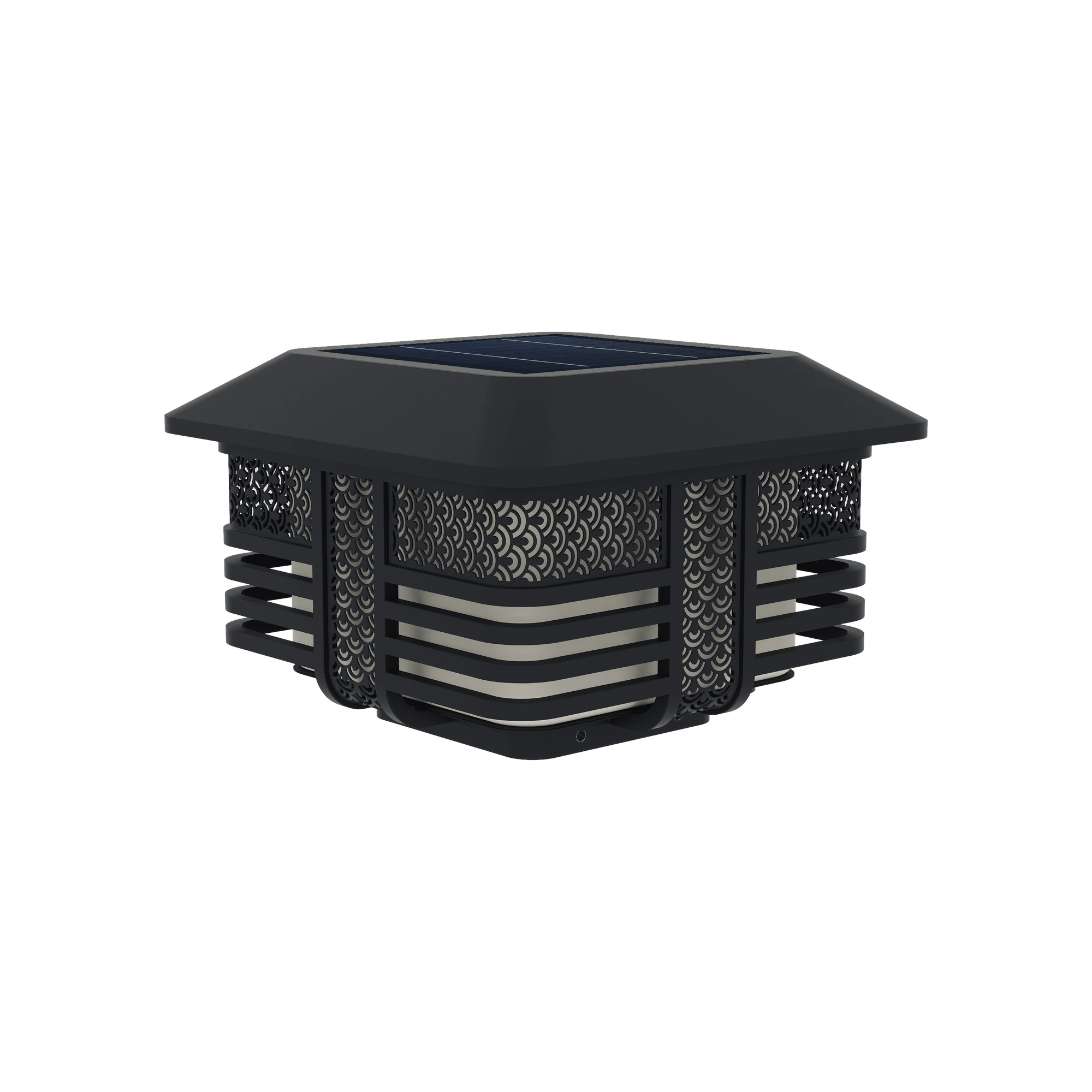 LATTIA Patterned Post Cap Light