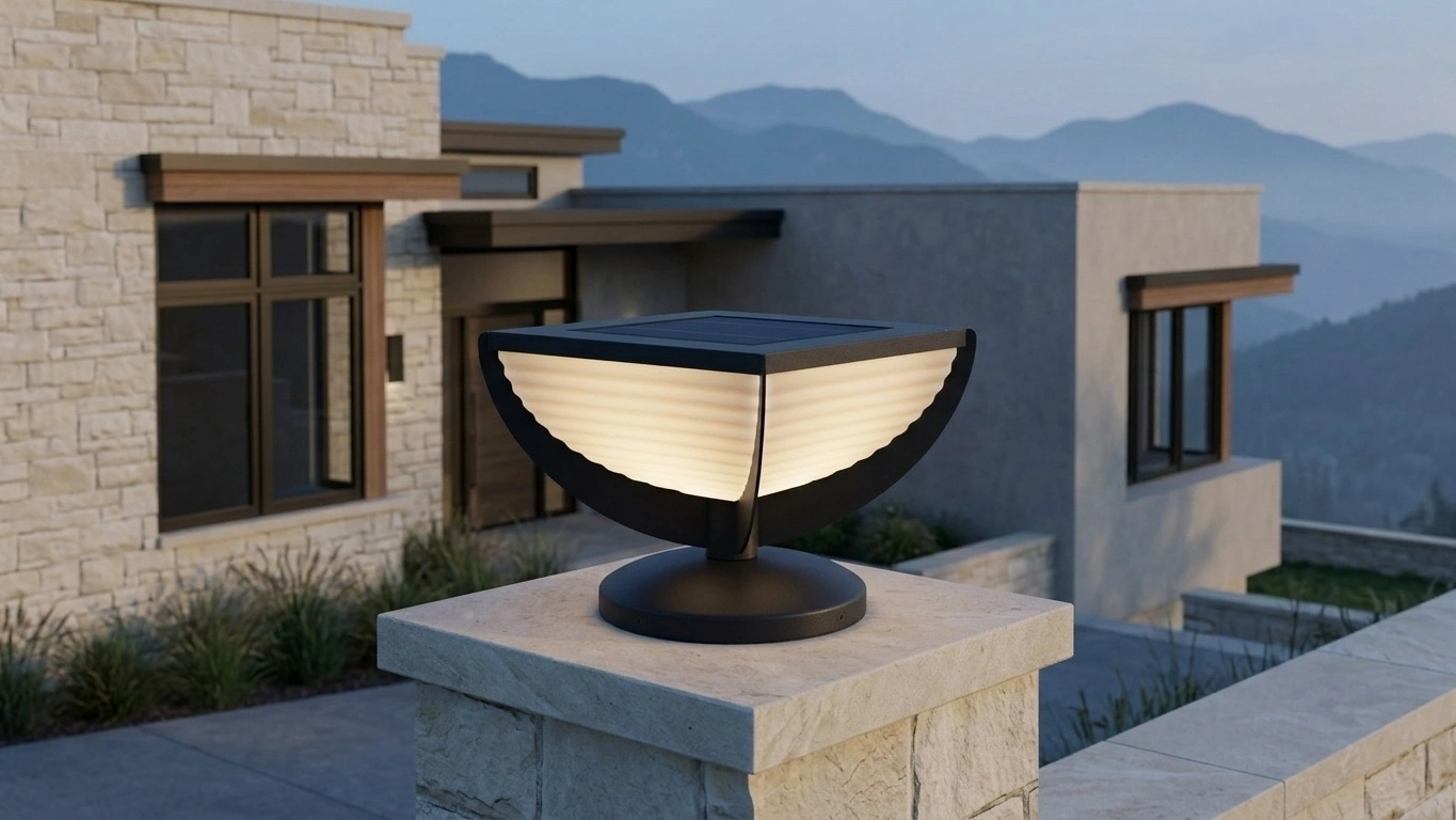 SEMORA Ribbed Post Light
