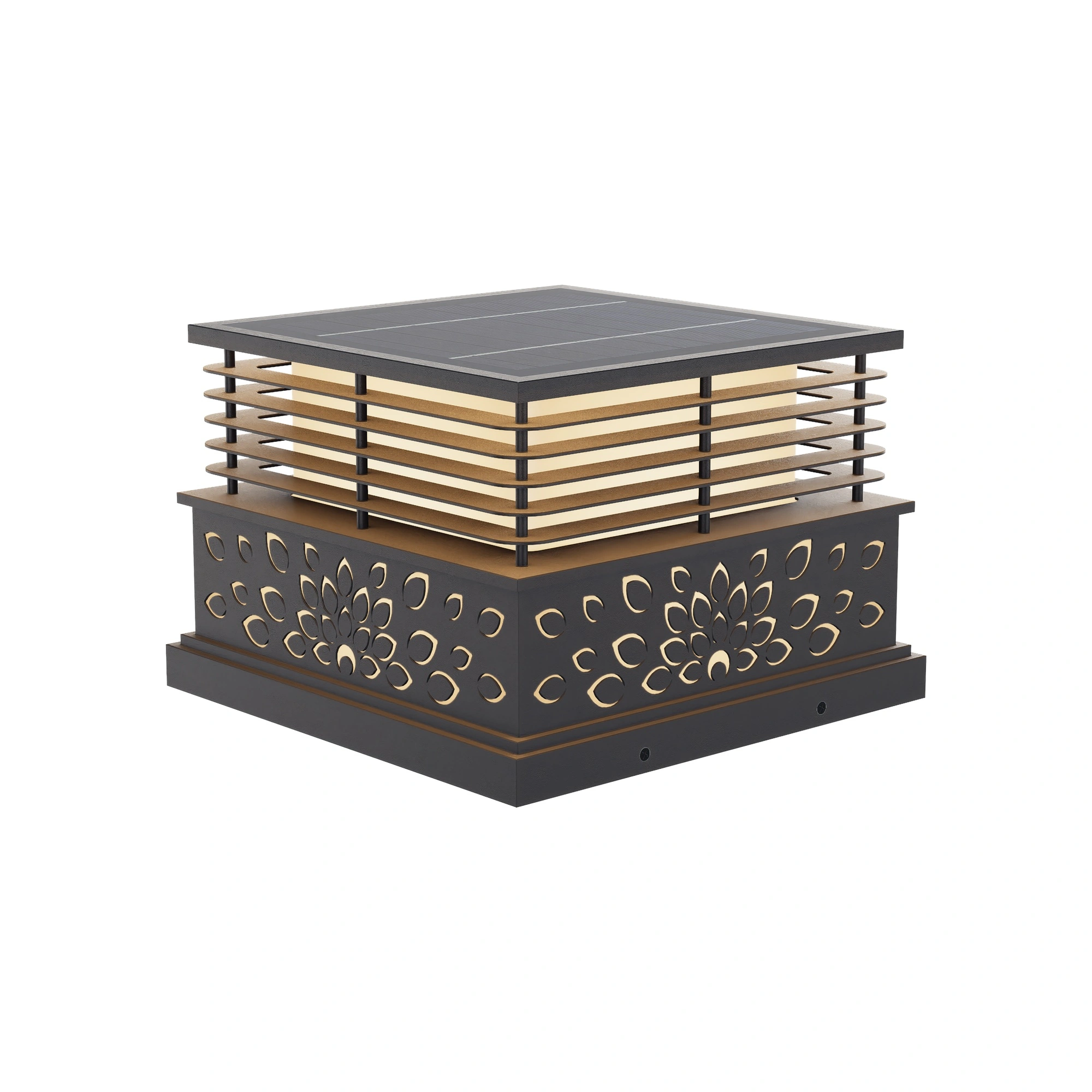 ORNAVA Louvered Post Cap Light