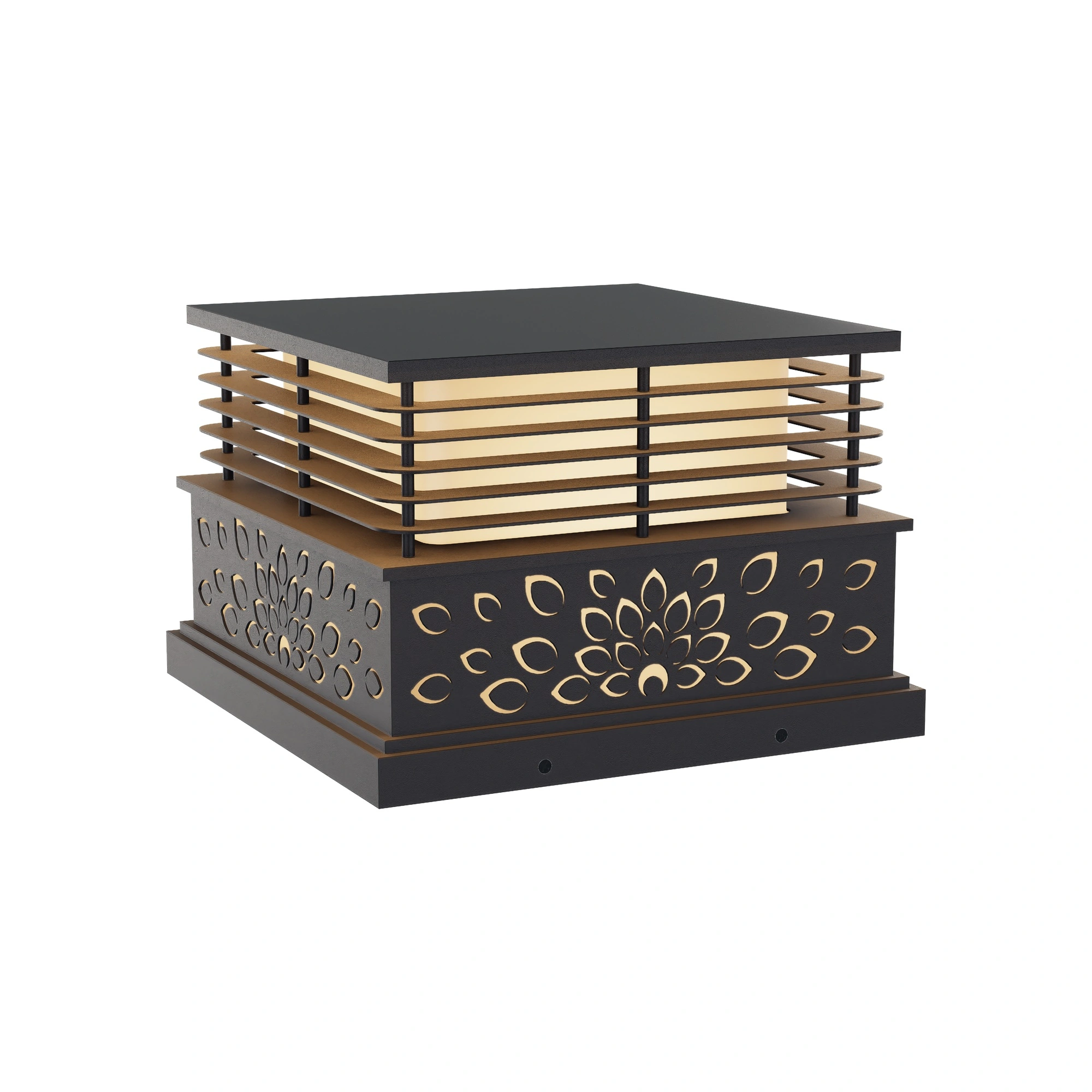 ORNAVA Louvered Post Cap Light