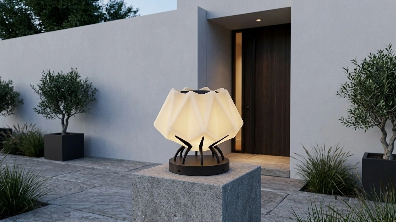 VAREXA Faceted Post Light