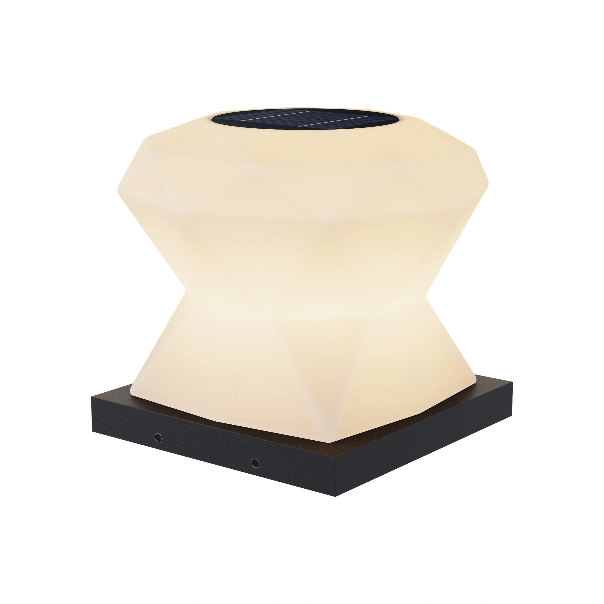 ZERVIA Faceted Post Cap Light