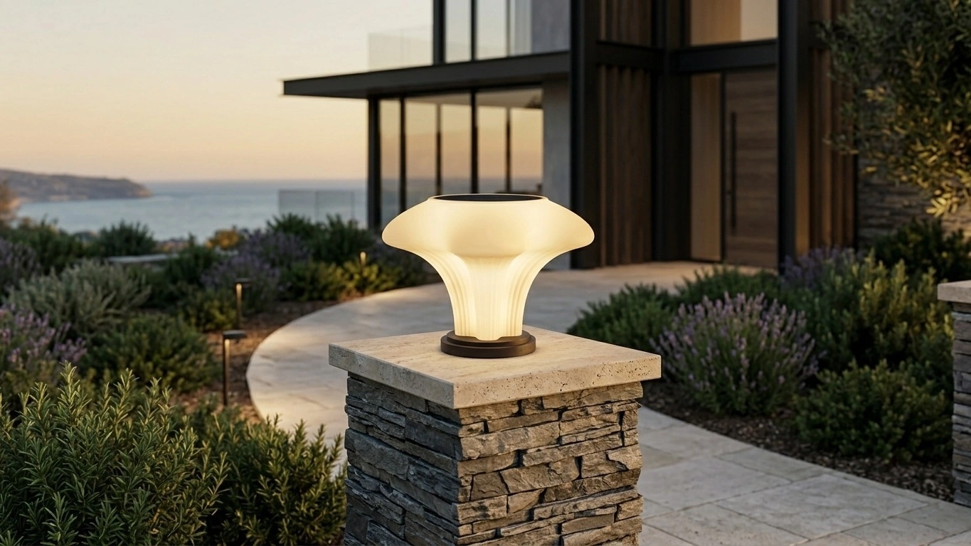 MAVORA Draped Post Light