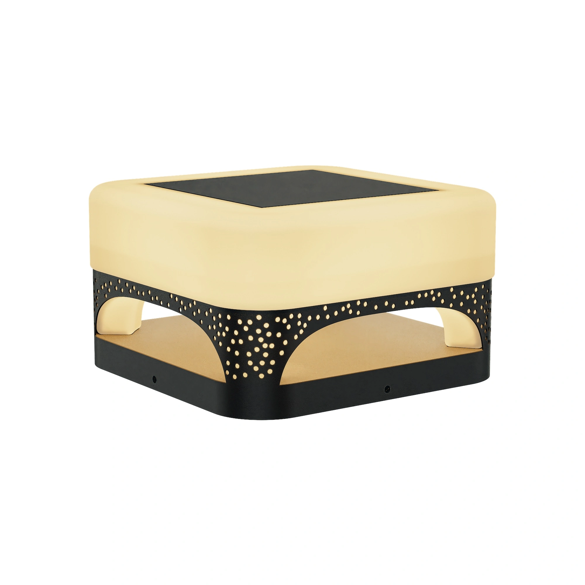 PAVORE Perforated Post Cap Light