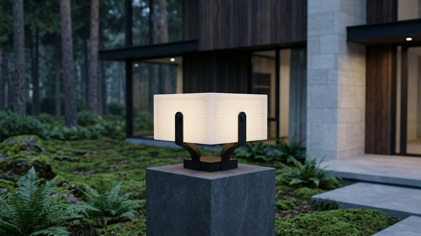 RAYVEN Textured Post Light