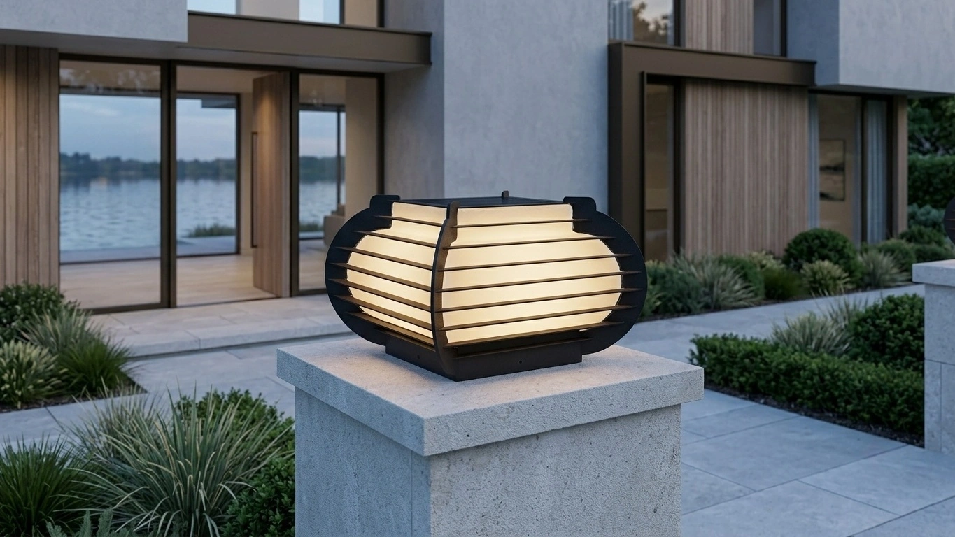 LORVAN Louvered Post Light